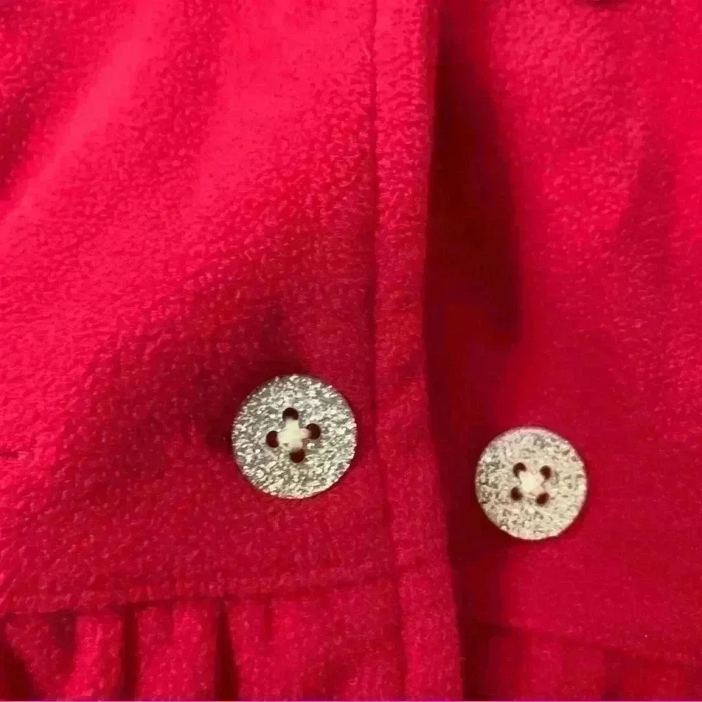 Carter's Baby Girl Red Pea Coat 12 months